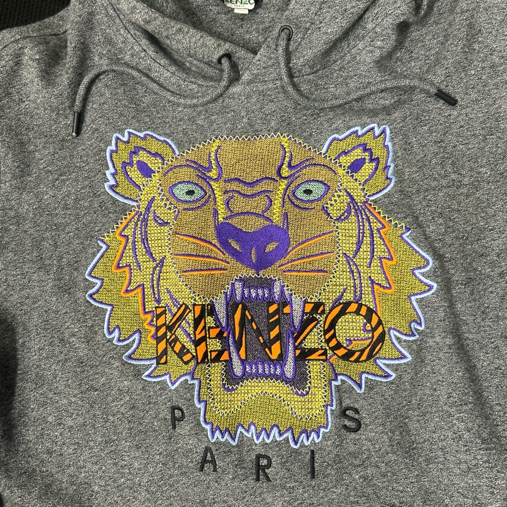 Kenzo Paris Tiger embroidered Hoodie